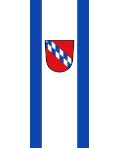 Flag: Ruhmannsfelden, M | portrait flag | 3.5m² | 38sqft | 300x120cm | 10x4ft
