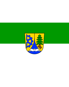 Flag: Teisnach, M |  landscape flag | 1.35m² | 14.5sqft | 90x150cm | 3x5ft 