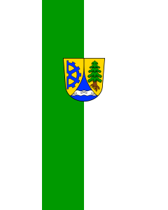 Flag: Teisnach, M | portrait flag | 3.5m² | 38sqft | 300x120cm | 10x4ft