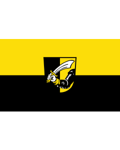 Flag: Arnstorf, M |  landscape flag | 1.35m² | 14.5sqft | 90x150cm | 3x5ft 