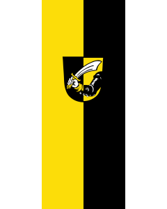 Flag: Arnstorf, M |  portrait flag | 3.5m² | 38sqft | 300x120cm | 10x4ft 
