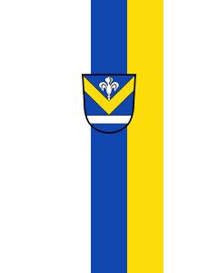 Flag: Dietersburg | portrait flag | 3.5m² | 38sqft | 300x120cm | 10x4ft