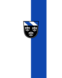 Flag: Gangkofen, M |  portrait flag | 3.5m² | 38sqft | 300x120cm | 10x4ft 