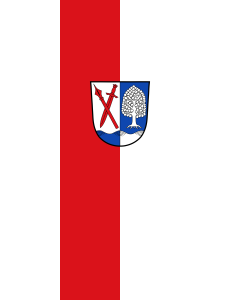 Flag: Hebertsfelden | portrait flag | 3.5m² | 38sqft | 300x120cm | 10x4ft