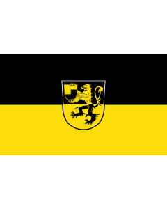 Flag: Kirchdorf a.Inn |  landscape flag | 1.35m² | 14.5sqft | 90x150cm | 3x5ft 