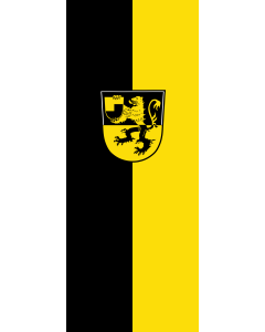 Flag: Kirchdorf a.Inn | portrait flag | 3.5m² | 38sqft | 300x120cm | 10x4ft