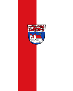 Flag: Pfarrkirchen, St | portrait flag | 3.5m² | 38sqft | 300x120cm | 10x4ft