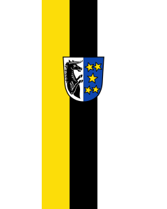 Flag: Schönau | portrait flag | 3.5m² | 38sqft | 300x120cm | 10x4ft