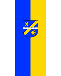 Flag: Unterdietfurt |  portrait flag | 3.5m² | 38sqft | 300x120cm | 10x4ft 