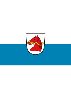 Flag: Haibach |  landscape flag | 1.35m² | 14.5sqft | 90x150cm | 3x5ft 