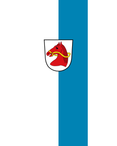 Flag: Haibach | portrait flag | 3.5m² | 38sqft | 300x120cm | 10x4ft