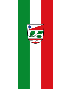 Flagge:  Irlbach  |  Hochformat Fahne | 3.5m² | 300x120cm 