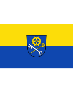 Flag: Konzell |  landscape flag | 1.35m² | 14.5sqft | 90x150cm | 3x5ft 