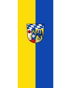 Flagge:  Mallersdorf-Pfaffenberg, M  |  Hochformat Fahne | 3.5m² | 300x120cm 