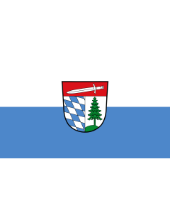 Flag: Mitterfels, M |  landscape flag | 1.35m² | 14.5sqft | 90x150cm | 3x5ft 