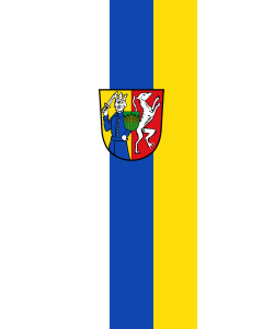 Flagge:  Oberschneiding  |  Hochformat Fahne | 3.5m² | 300x120cm 