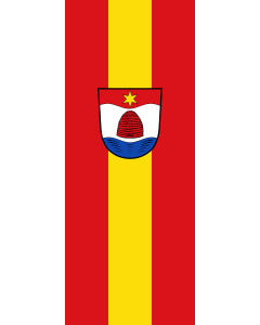 Flagge:  Parkstetten  |  Hochformat Fahne | 3.5m² | 300x120cm 