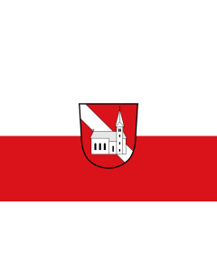 Flag: Straßkirchen |  landscape flag | 1.35m² | 14.5sqft | 90x150cm | 3x5ft 