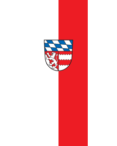 Flagge:  Dingolfing-Landau (Kreis)  |  Hochformat Fahne | 3.5m² | 300x120cm 