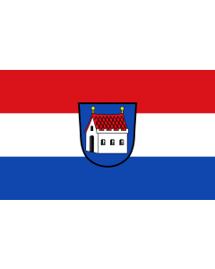 Flag: Frontenhausen, M |  landscape flag | 1.35m² | 14.5sqft | 90x150cm | 3x5ft 