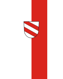 Flagge:  Landau a.d.Isar, St  |  Hochformat Fahne | 3.5m² | 300x120cm 
