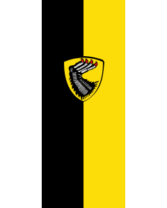 Flag: Mengkofen |  portrait flag | 3.5m² | 38sqft | 300x120cm | 10x4ft 