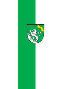 Flag: Niederviehbach |  portrait flag | 3.5m² | 38sqft | 300x120cm | 10x4ft 