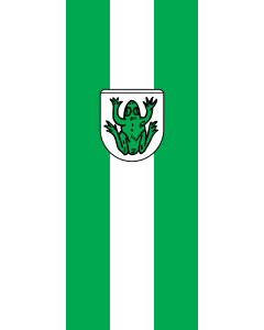 Flag: Pilsting, M |  portrait flag | 3.5m² | 38sqft | 300x120cm | 10x4ft 