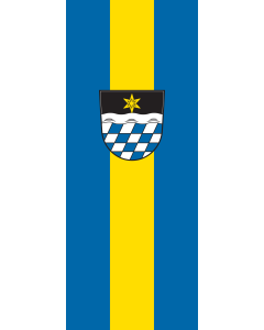 Flag: Simbach, M | portrait flag | 3.5m² | 38sqft | 300x120cm | 10x4ft