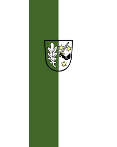 Flagge:  Wallersdorf, M  |  Hochformat Fahne | 3.5m² | 300x120cm 