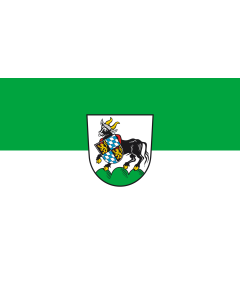 Flag: Auerbach i.d.OPf., St |  landscape flag | 1.35m² | 14.5sqft | 90x150cm | 3x5ft 