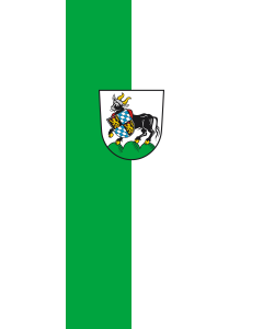 Flag: Auerbach i.d.OPf., St | portrait flag | 3.5m² | 38sqft | 300x120cm | 10x4ft