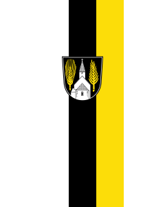Flag: Edelsfeld | portrait flag | 3.5m² | 38sqft | 300x120cm | 10x4ft