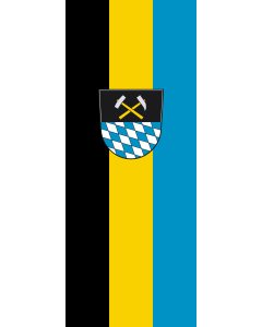 Flag: Freihung, M |  portrait flag | 3.5m² | 38sqft | 300x120cm | 10x4ft 