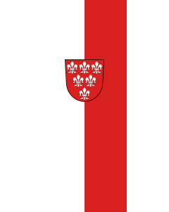 Flagge:  Sulzbach-Rosenberg, St  |  Hochformat Fahne | 3.5m² | 300x120cm 