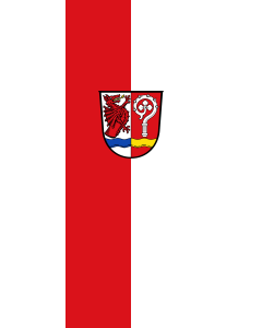 Flagge:  Arrach  |  Hochformat Fahne | 3.5m² | 300x120cm 