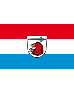 Flag: Chamerau |  landscape flag | 1.35m² | 14.5sqft | 90x150cm | 3x5ft 