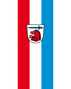 Flag: Chamerau | portrait flag | 3.5m² | 38sqft | 300x120cm | 10x4ft