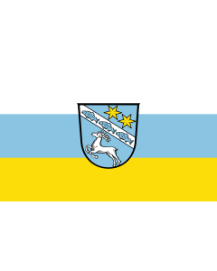 Flag: Grafenwiesen |  landscape flag | 1.35m² | 14.5sqft | 90x150cm | 3x5ft 