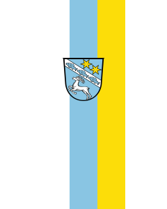 Flag: Grafenwiesen |  portrait flag | 3.5m² | 38sqft | 300x120cm | 10x4ft 