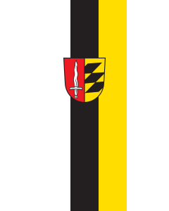 Bandiera: Michelsneukirchen | bandiera ritratto | 3,5&nbsp;m² | 300&nbsp;×&nbsp;120&nbsp;cm 