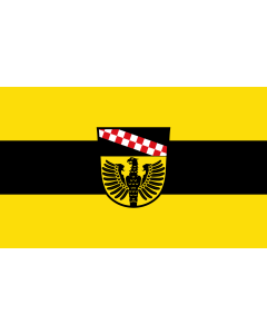 Flagge: Large Berngau  |  Querformat Fahne | 1.35m² | 90x150cm 