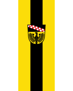 Flagge:  Berngau  |  Hochformat Fahne | 3.5m² | 300x120cm 