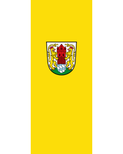 Flagge:  Lauterhofen, M  |  Hochformat Fahne | 3.5m² | 300x120cm 