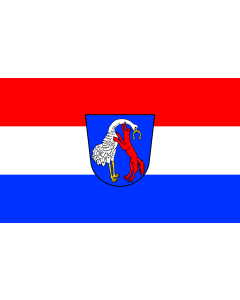 Flag: Vohenstrauß, St |  landscape flag | 1.35m² | 14.5sqft | 90x150cm | 3x5ft 