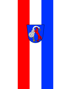 Flag: Vohenstrauß, St |  portrait flag | 3.5m² | 38sqft | 300x120cm | 10x4ft 