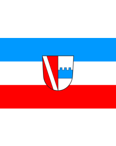 Flagge: Large Barbing  |  Querformat Fahne | 1.35m² | 90x150cm 