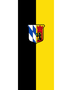 Flagge:  Beratzhausen, M  |  Hochformat Fahne | 3.5m² | 300x120cm 