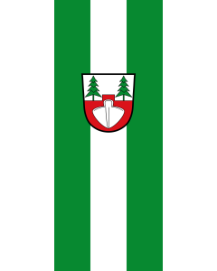 Flagge:  Bernhardswald  |  Hochformat Fahne | 3.5m² | 300x120cm 
