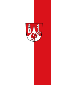 Flagge:  Hagelstadt  |  Hochformat Fahne | 3.5m² | 300x120cm 